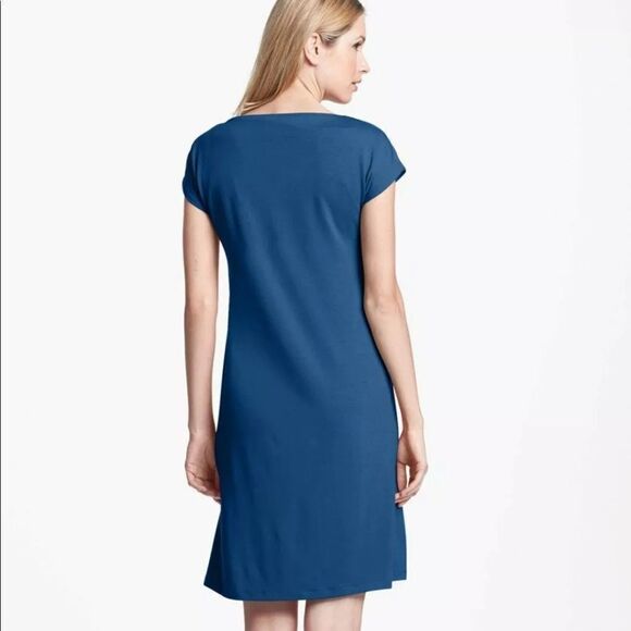 ✨ HP✨ Eileen Fisher Drape Neck
Knee Length Dress ✨ - Picture 3 of 6